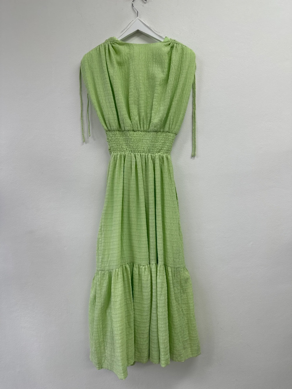 green long dress